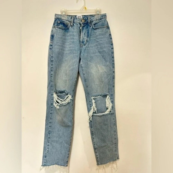 Urban outfitters BDG Straight Slim Distressed Jeans size 24 - Picture 3 of 13